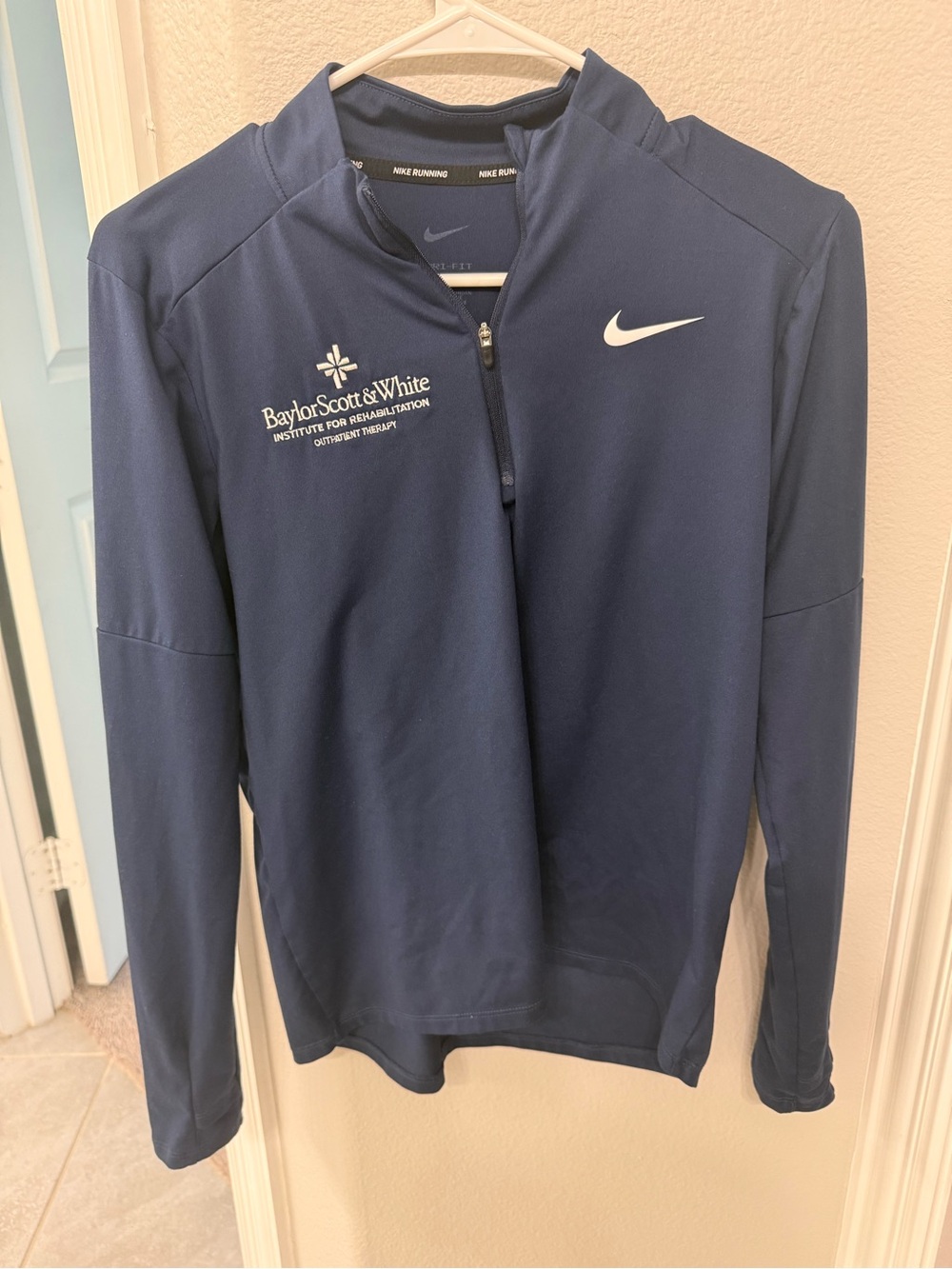 Baylor Scott and White Nike Women’s Navy Blue Quarter-Zip